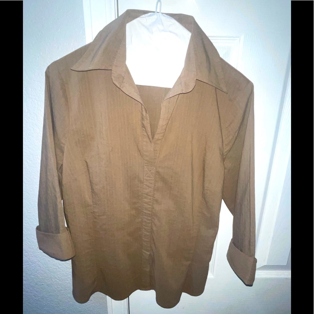 H&M Beige/Brown Blouse